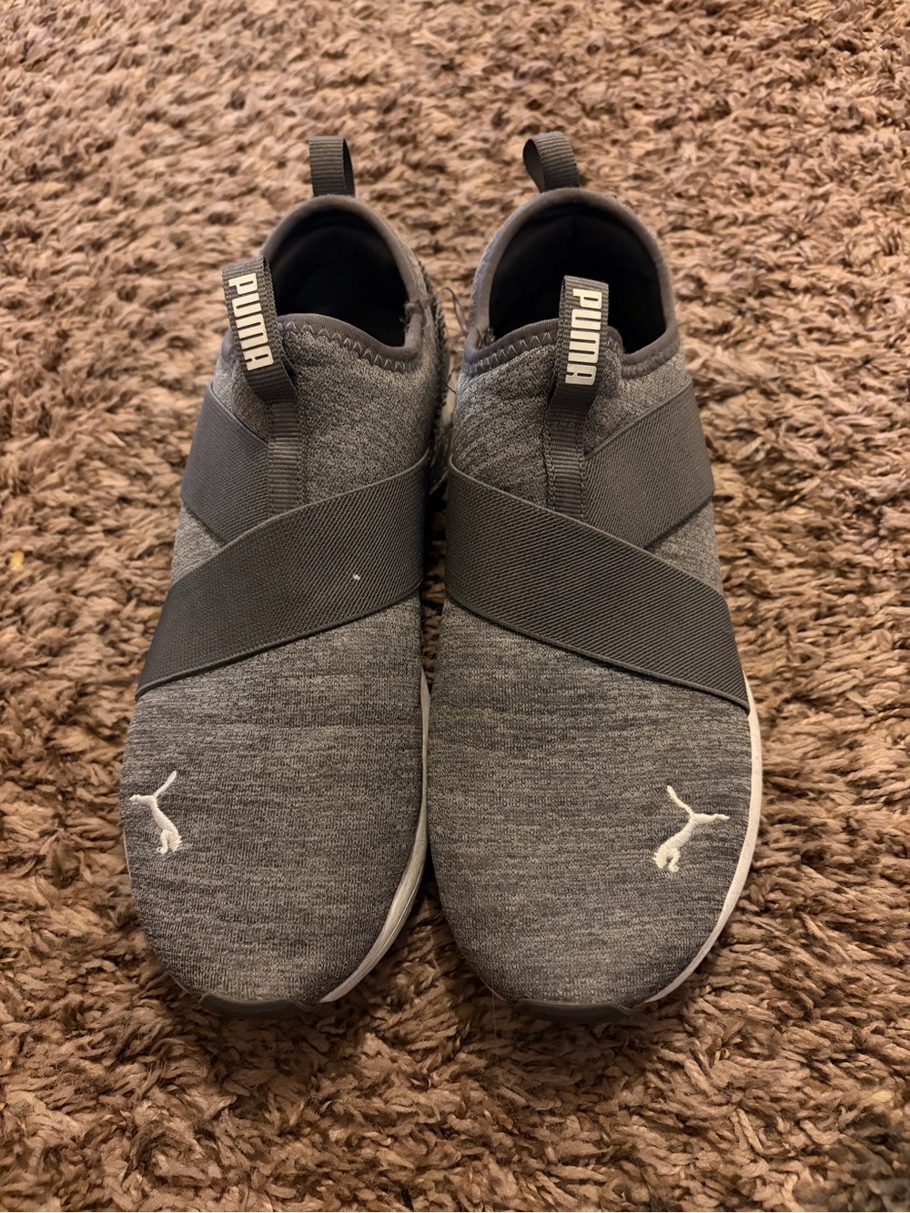 Puma Women’s Slip-On Athletic Shoes in Gray